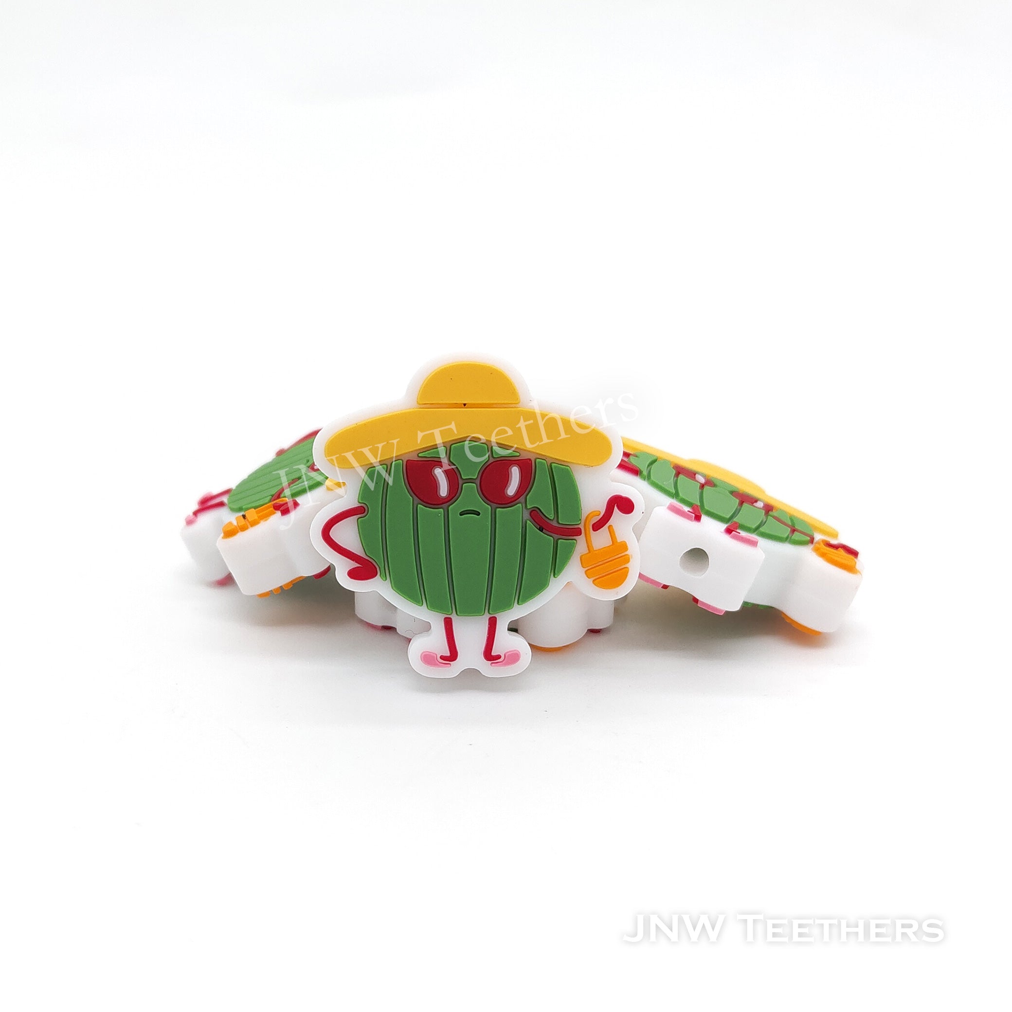 Miss Watermelon Silicone Focal Beads