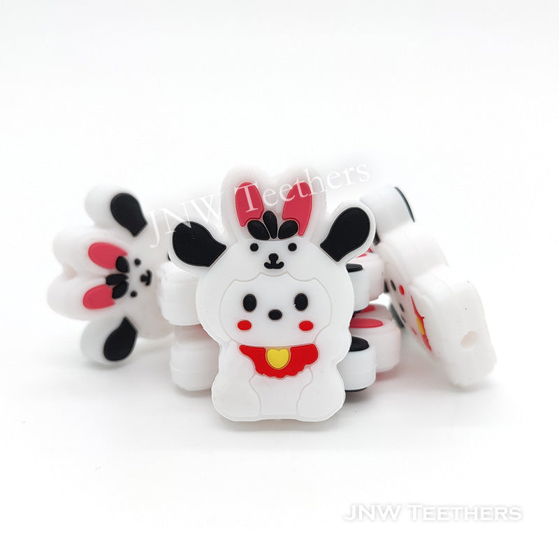Dog Sown man silicone focal Beads silicone focal beads