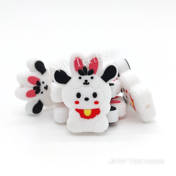 Dog Sown man silicone focal Beads silicone focal beads