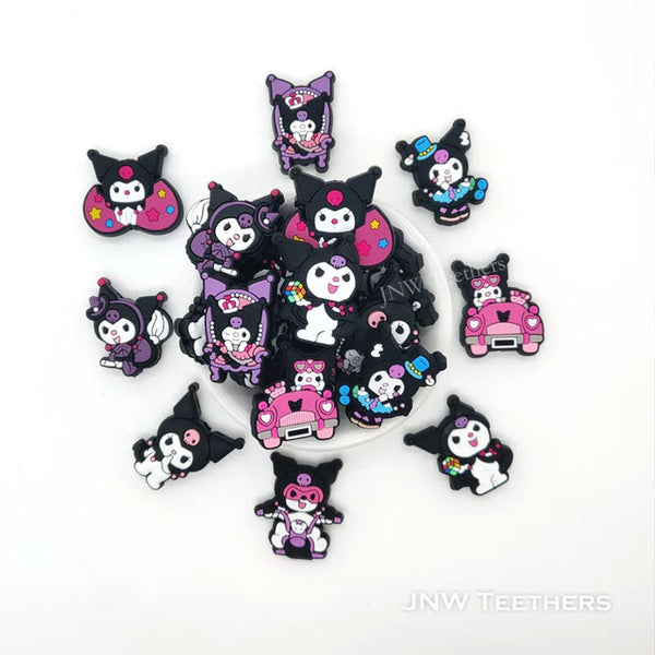 Kuromi silicone focals beads
