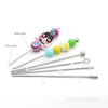Stainless steel metal beadable bar spoon