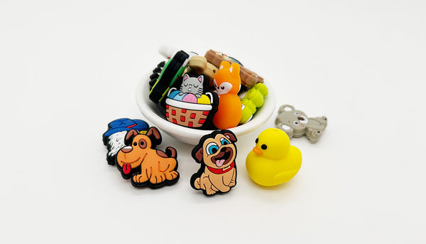 JNWTeethers animals silicone focal beads