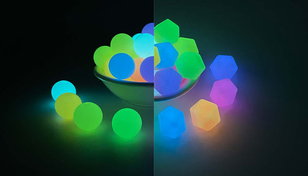 Luminous Glow in the dark silicone beads collection image