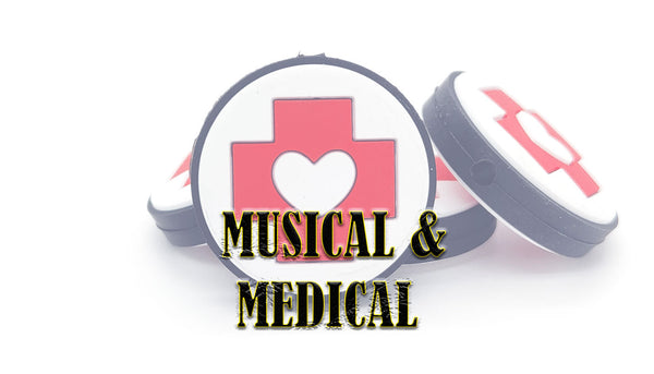 MUSICAL & MEDICAL SILICONE BEADS