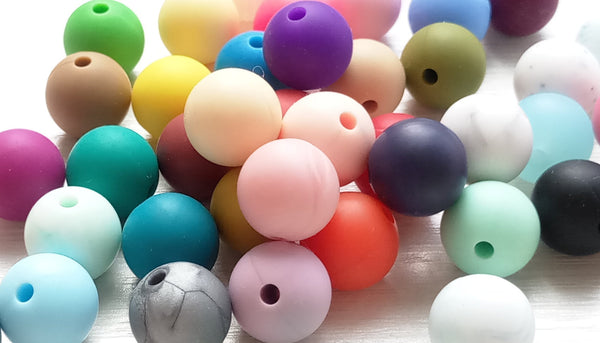 Silicone round beads collection image