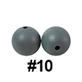 20pcs 12mm Round Silicone Beads