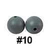 20pcs 12mm Round Silicone Beads