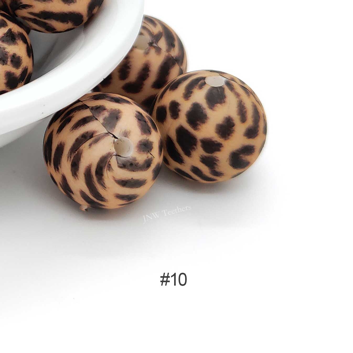 Silicone Print Beads #10