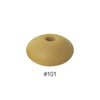 Perles en silicone en forme de soucoupe de 12 mm