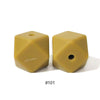 10pcs 17mm Silicone Hexagon Beads