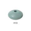 Perles en silicone en forme de soucoupe de 12 mm