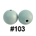 20pcs 12mm Round Silicone Beads