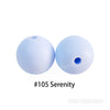 Pack 100 9mm Silicone Round Beads #64 to #137