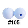 20pcs 12mm Round Silicone Beads