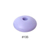 Perles en silicone en forme de soucoupe de 12 mm