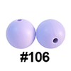 20pcs 12mm Round Silicone Beads