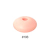 Perles en silicone en forme de soucoupe de 12 mm