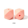 10pcs 17mm Silicone Hexagon Beads