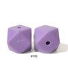 10pcs 17mm Silicone Hexagon Beads