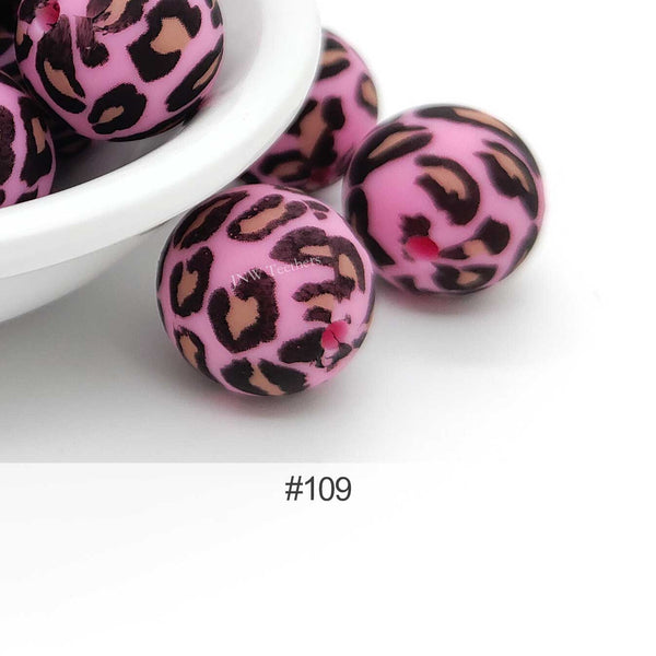 Silicone Print Beads #109