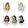 Princess Silicone Focal Beads