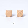 20pcs 14mm Silicone Hexagon Beads