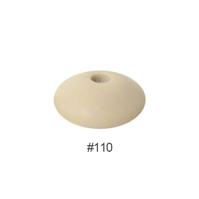 Perles en silicone en forme de soucoupe de 12 mm