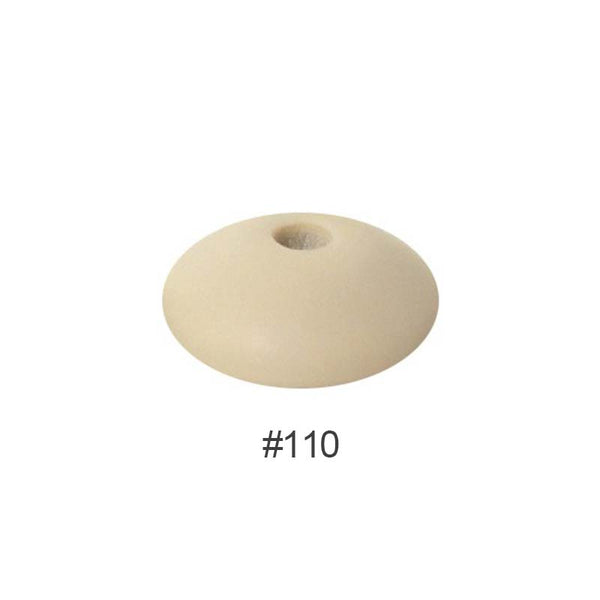 Perles en silicone en forme de soucoupe de 12 mm