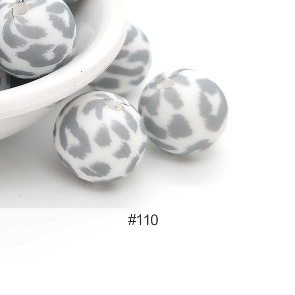 Silicone Print Beads #110