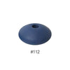 Perles en silicone en forme de soucoupe de 12 mm