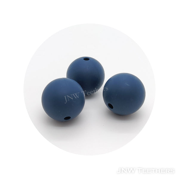 Silicone Rounds - Navy Peony 112