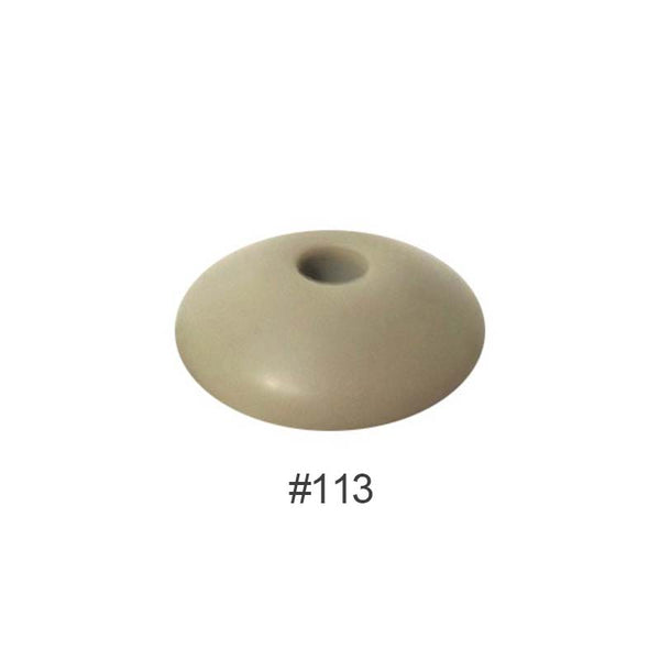 Perles en silicone en forme de soucoupe de 12 mm
