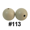 20pcs 12mm Round Silicone Beads