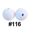 20pcs 12mm Round Silicone Beads