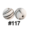 20pcs 12mm Round Silicone Beads
