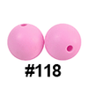 20pcs 12mm Round Silicone Beads
