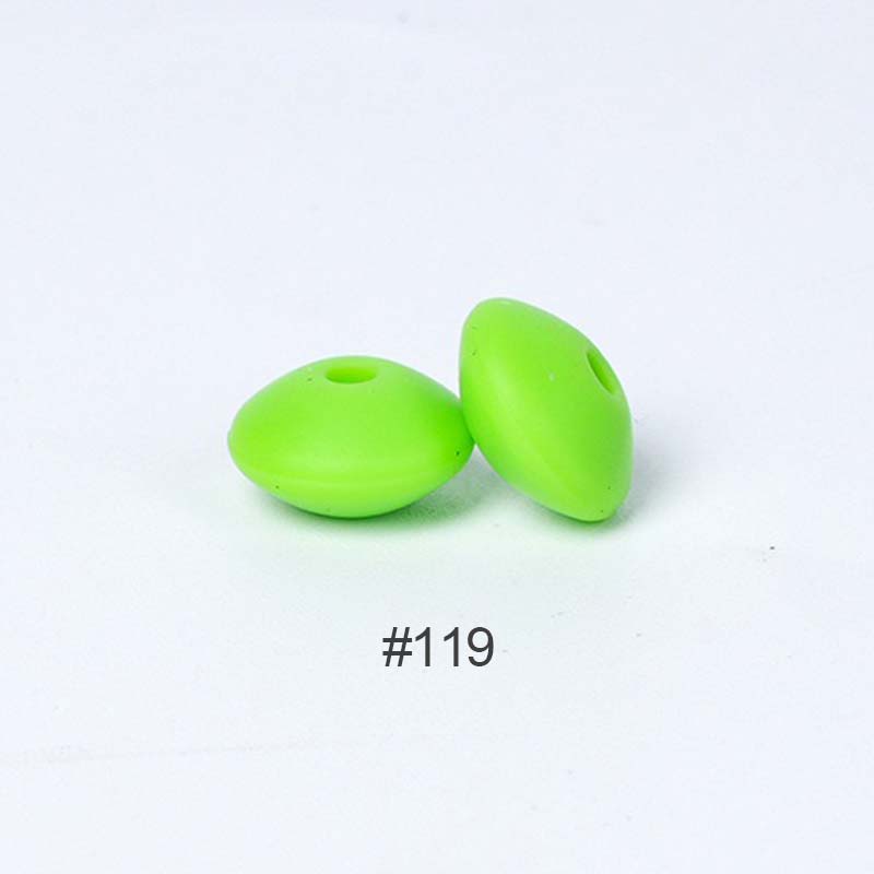 Perles en silicone en forme de soucoupe de 12 mm