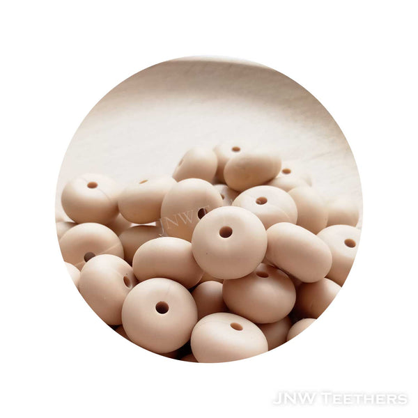 14mm Silicone Abacus - Oatmeal