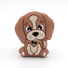 5pcs Dog Silicone Focal Beads