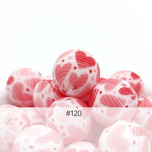 Silicone Print Beads #120