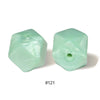 10pcs 17mm Silicone Hexagon Beads