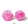 10pcs 17mm Silicone Hexagon Beads