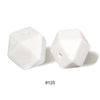 10pcs 17mm Silicone Hexagon Beads