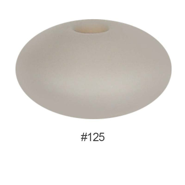 Perles en silicone en forme de soucoupe de 12 mm