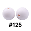 20pcs 12mm Round Silicone Beads