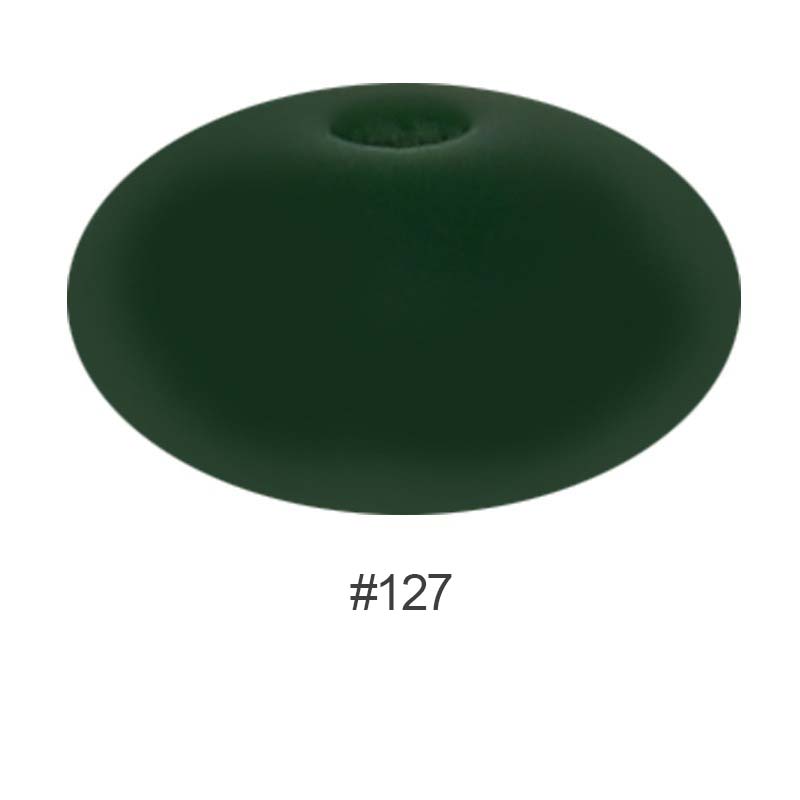 Perles en silicone en forme de soucoupe de 12 mm