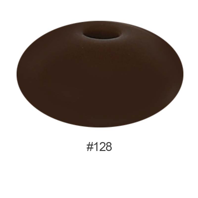 Perles en silicone en forme de soucoupe de 12 mm