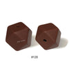 10pcs 17mm Silicone Hexagon Beads
