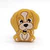 5pcs Dog Silicone Focal Beads