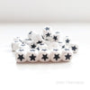 12mm star silicone dice beads